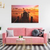 Sunset Sky Leinwanddruck (Insitu (Wohnzimmer))