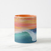 Sunset Sky Orange Tasse (Zentrum)