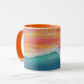 Sunset Sky Orange Tasse (Vorderseite Links)