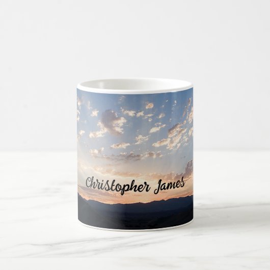 Sunset Sky Personalisiert Kaffeetasse (Mittel)