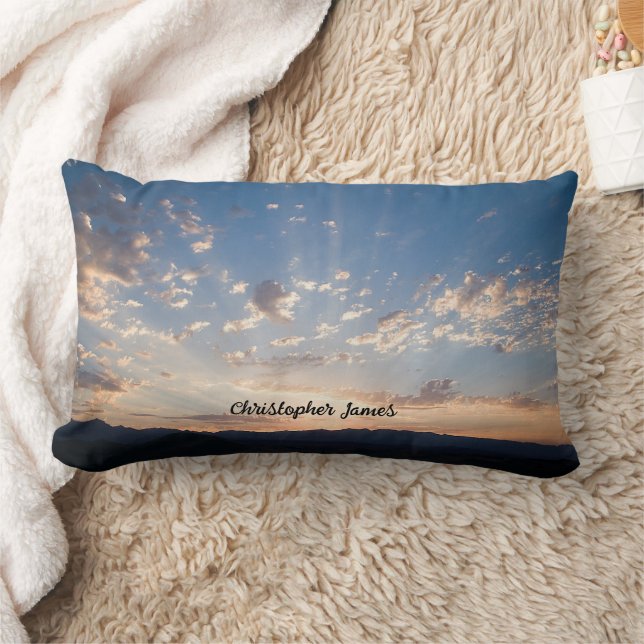 Sunset Sky Personalisiert Lendenkissen (Decke)