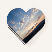 Sunset Sky Personalisiert Notizblock (Vorderseite)