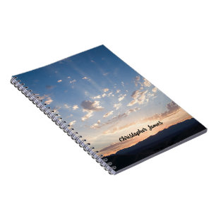 Sunset Sky Personalisiert Notizblock