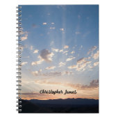 Sunset Sky Personalisiert Notizblock (Vorderseite)