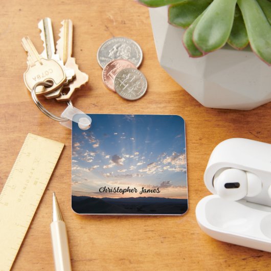 Sunset Sky Personalisiert Schlüsselanhänger (Schreibtisch)
