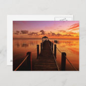 Sunset Sky Postkarte (Vorne/Hinten)