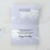 Sunset Sky Religious Birthday Karte (Innenseite)