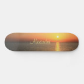 Sunset Sky Skateboard (Horizontal)