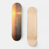 Sunset Sky Skateboard (Vorderseite)