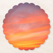Sunset Sky Untersetzer (Vorderseite)