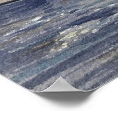 Sunset Sky Watercolor Painting  Poster (Ecke)