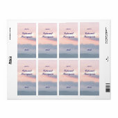 Sunset Sky Wine Label (Vorne)