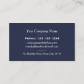 Sunset Sky Wolken Eleganter Rahmen Visitenkarte (Rückseite)