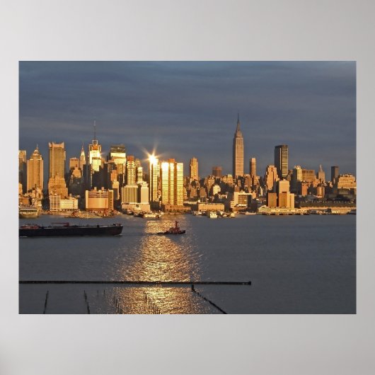 Sunset Skyline Poster (Vorne)