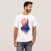 Sunset Skyline T-Shirt (Vorne ganz)