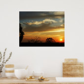 Sunset Skyscapes Poster (Küche)