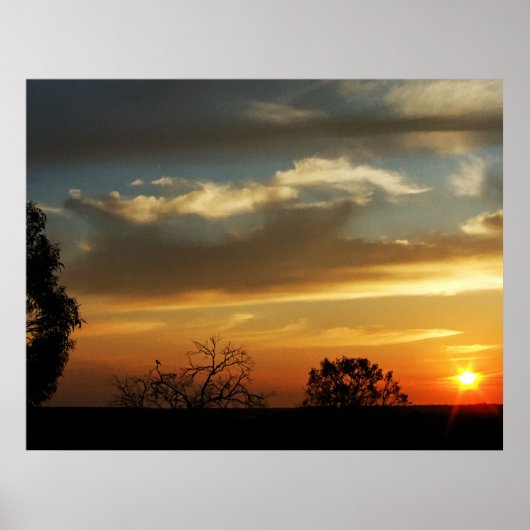 Sunset Skyscapes Poster (Vorne)