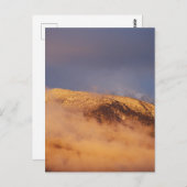 Sunset Snow Mount Bogong Postkarte (Vorne/Hinten)