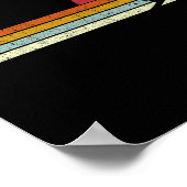 Sunset Snowboarder Snow Boarding Snowboarder Poster (Ecke)