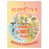 Sunset SoCal Klemmbrett (Rückseite)