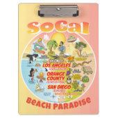 Sunset SoCal Klemmbrett (Vorderseite)
