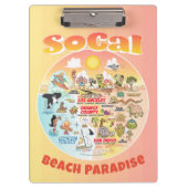 Sunset SoCal Klemmbrett (Vorderseite)