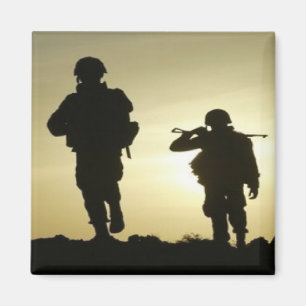 Sunset Soldiers Magnet