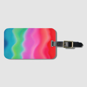 "Sunset Sorbet" Abstrakte Kunst Gepäckanhänger