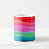 "Sunset Sorbet" Abstrakte Kunst Kaffeetasse (Mittel)
