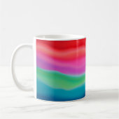 "Sunset Sorbet" Abstrakte Kunst Kaffeetasse (Links)