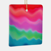 "Sunset Sorbet" Abstrakte Kunst Keramikornament (Rechts)