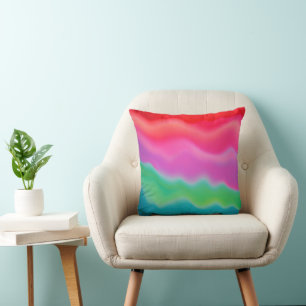 "Sunset Sorbet" Abstrakte Kunst Kissen