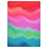 "Sunset Sorbet" Abstrakte Kunst Klemmbrett (Rückseite)