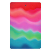 "Sunset Sorbet" Abstrakte Kunst Mini Klemmbrett (Rückseite)