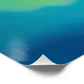 "Sunset Sorbet" Abstrakte Kunst Poster (Ecke)
