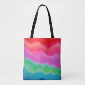 "Sunset Sorbet" Abstrakte Kunst Tasche (Vorderseite)