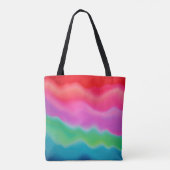 "Sunset Sorbet" Abstrakte Kunst Tasche (Rückseite)