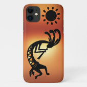Sunset Southwest Kokopelli Case-Mate iPhone Hülle (Rückseite)
