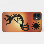 Sunset Southwest Kokopelli Case-Mate iPhone Hülle (Rückseite (Horizontal))
