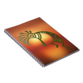 Sunset Southwest Kokopelli Notebook Notizblock (Rechte Seite)
