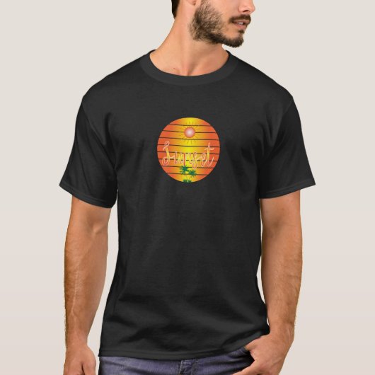 Sunset Special Design T - Shirt, Design T - Shirt (Vorderseite)