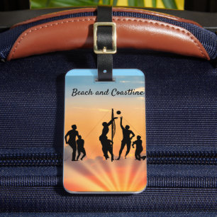 Sunset Spike Tote Tasche Gepäckanhänger