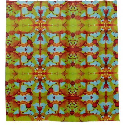 Sunset Spill Duschvorhang (Vorderseite)