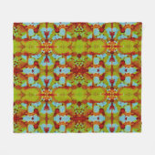 Sunset Spill Fleecedecke (Vorderseite (Horizontal))