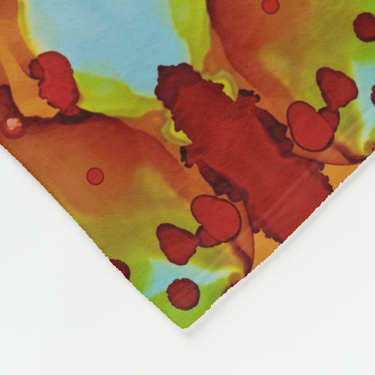 Sunset Spill Fleecedecke (Ecke)