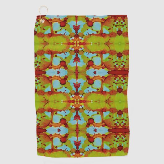 Sunset Spill Golfhandtuch (Vorderseite)