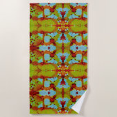 Sunset Spill Strandtuch (Vorderseite)