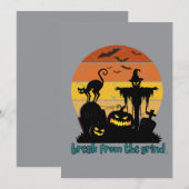 Sunset Spooky BFTG Einladung (Vorne/Hinten)