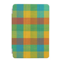 Sunset Squares - farbenfrohe Karierte iPad Smart C