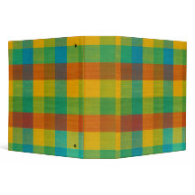 Sunset Squares - Karierte 3-Ring Binder
